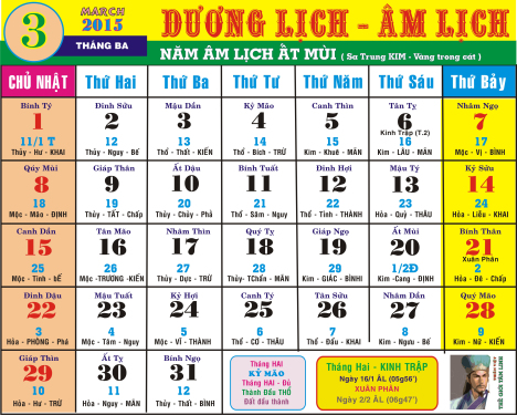 Xem tử vi phương tây tháng 03-2015